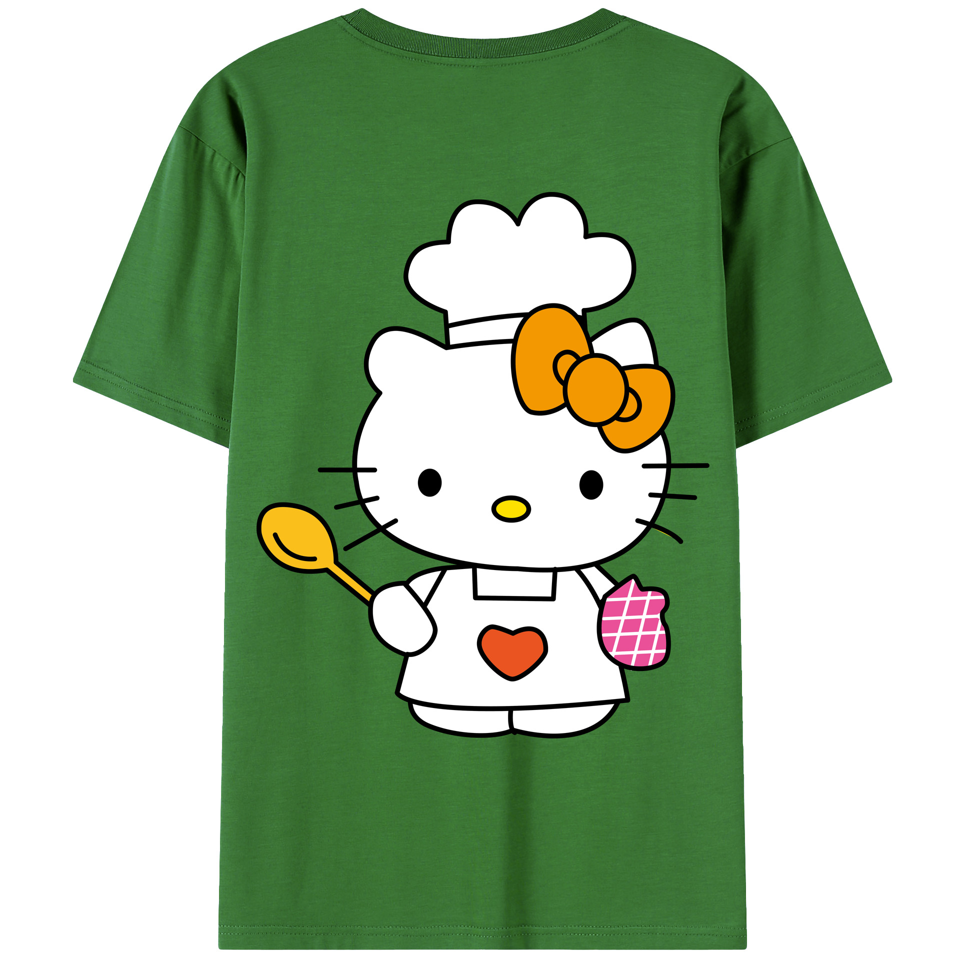 （画像用） Hello Kitty ハローキティ レディース半袖Tシャツ(バックプリント)